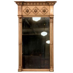 A Federal Gilt Tabernacle Mirror with Stars