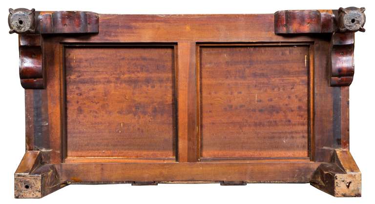 Mahogany Chippendale Slant-Top Desk, New York, Ernest Hagen, 1899 For Sale 3