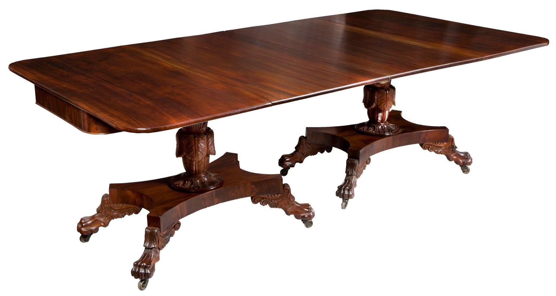 Classical Carved Mahogany Dining Table