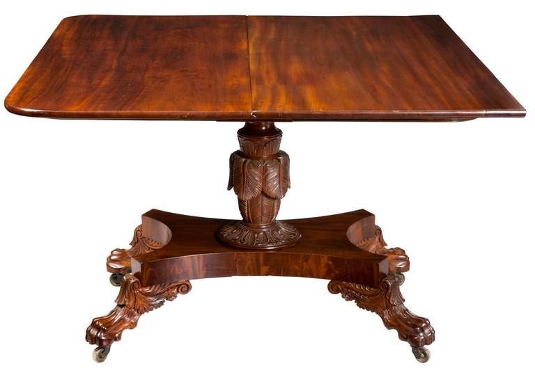 Classical Carved Mahogany Dining Table 1