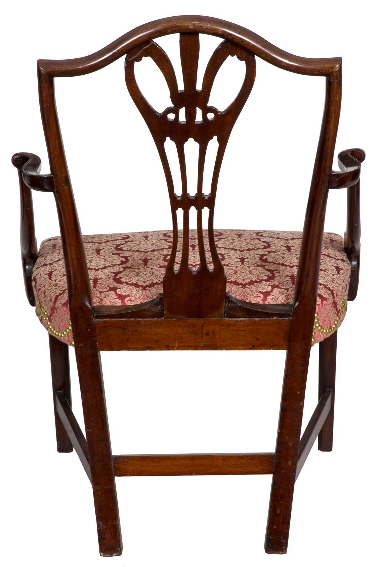 Hepplewhite Shield Back Armchair Mahogany New York Circa 1790 For Late 18th Century Hepplewhite Shield Back Armchair Mahogany New York Circa 1790 For