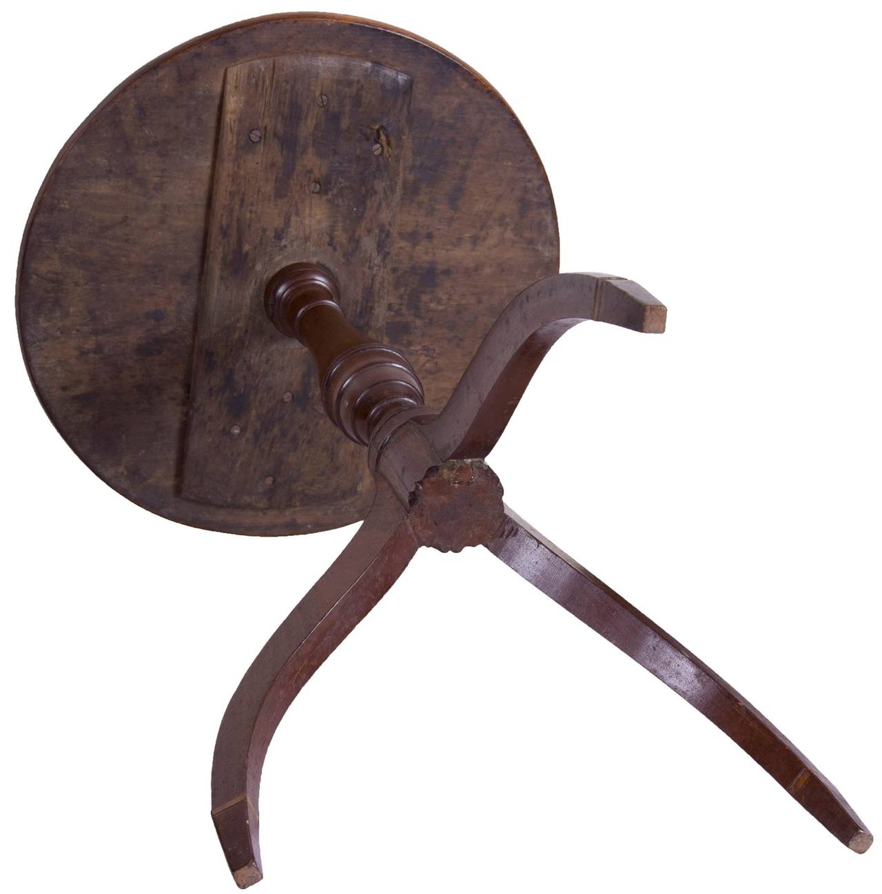 Mahogany Federal Candlestand, Seymour School, Boston, circa 1810 For Sale