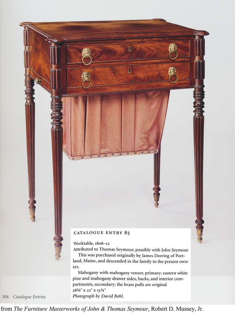 Classical Mahogany/Bird's Eye Maple Server, Boston, Seymour School, circa 1820 2