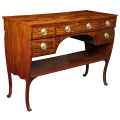 Rare Classical Bombe Sideboard or Server, New York