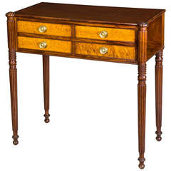 Classical Mahogany/Bird's Eye Maple Server, Boston, Seymour School, circa 1820