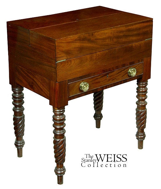 A Classical Mahogany Ship's Desk, Baltimore