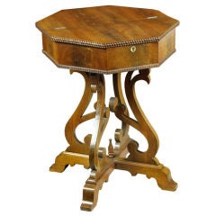 Mahogany Classical Worktable, American, circa 1850 5
