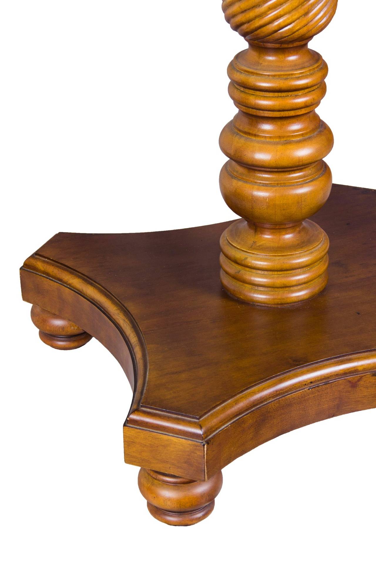 20th Century Large Mahogany Painting Stand or Easel with a Revolving Four-Picture Capability