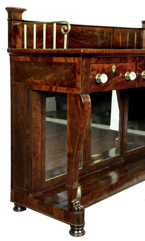 American Classical Classical Server with Liquor Storage, New York For Sale