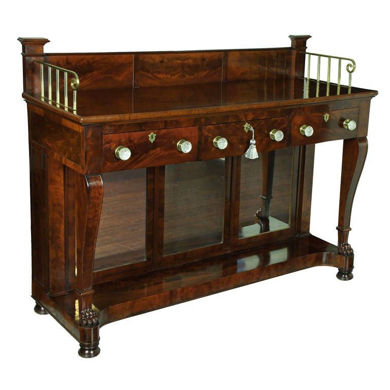 Classical Server with Liquor Storage, New York For Sale