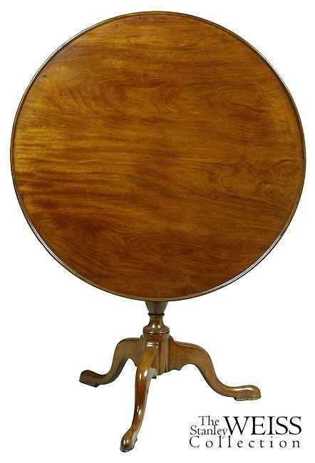 This table has a very wonderful glow to it of an amber tone evidencing its age and care this table is given over time. The quality is superb, and indicates a more urban manufacture, as all its parts are very sharply executed (see image). The top