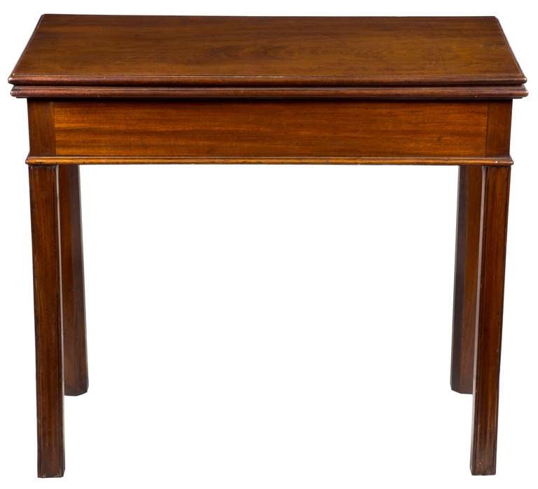 American Mahogany Chippendale Card Table, with Hidden Drawer, Newport, circa 1780 For Sale