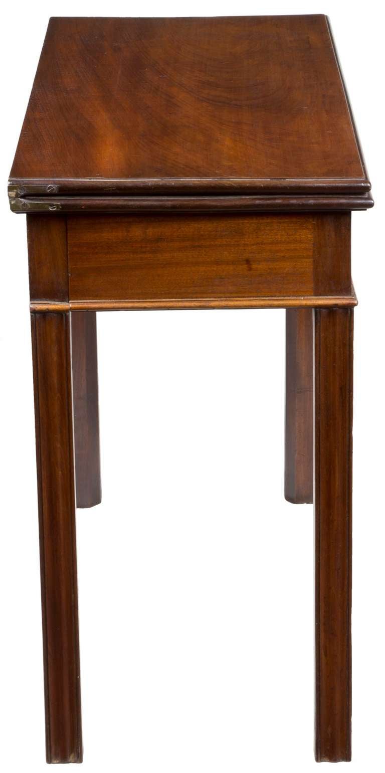 18th Century Mahogany Chippendale Card Table, with Hidden Drawer, Newport, circa 1780 For Sale