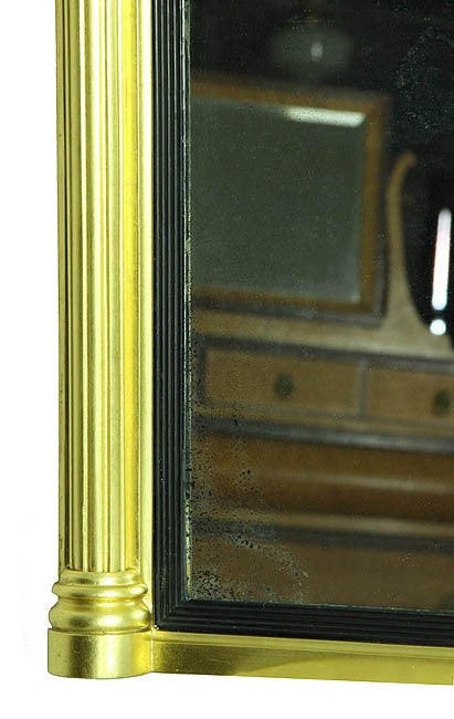 Monumental Federal Giltwood Overmantel Mirror For Sale 2