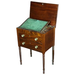 Sheraton Mahogany Work Table, New York, circa 1810