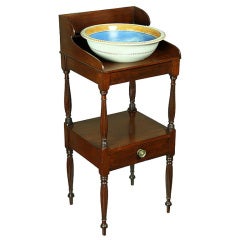 Classical/Federal/Sheraton Mahogany Chamber Stand, probably NY