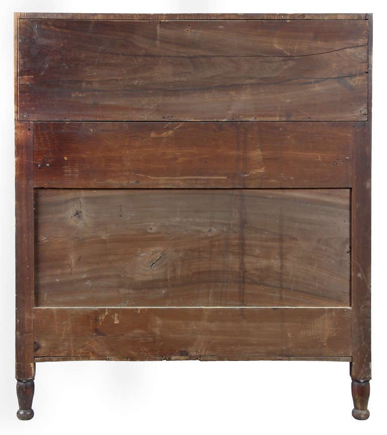 Federal Tiger Maple Slant Lid Desk, Midwest Ohio Region, circa 1825 For Sale 4