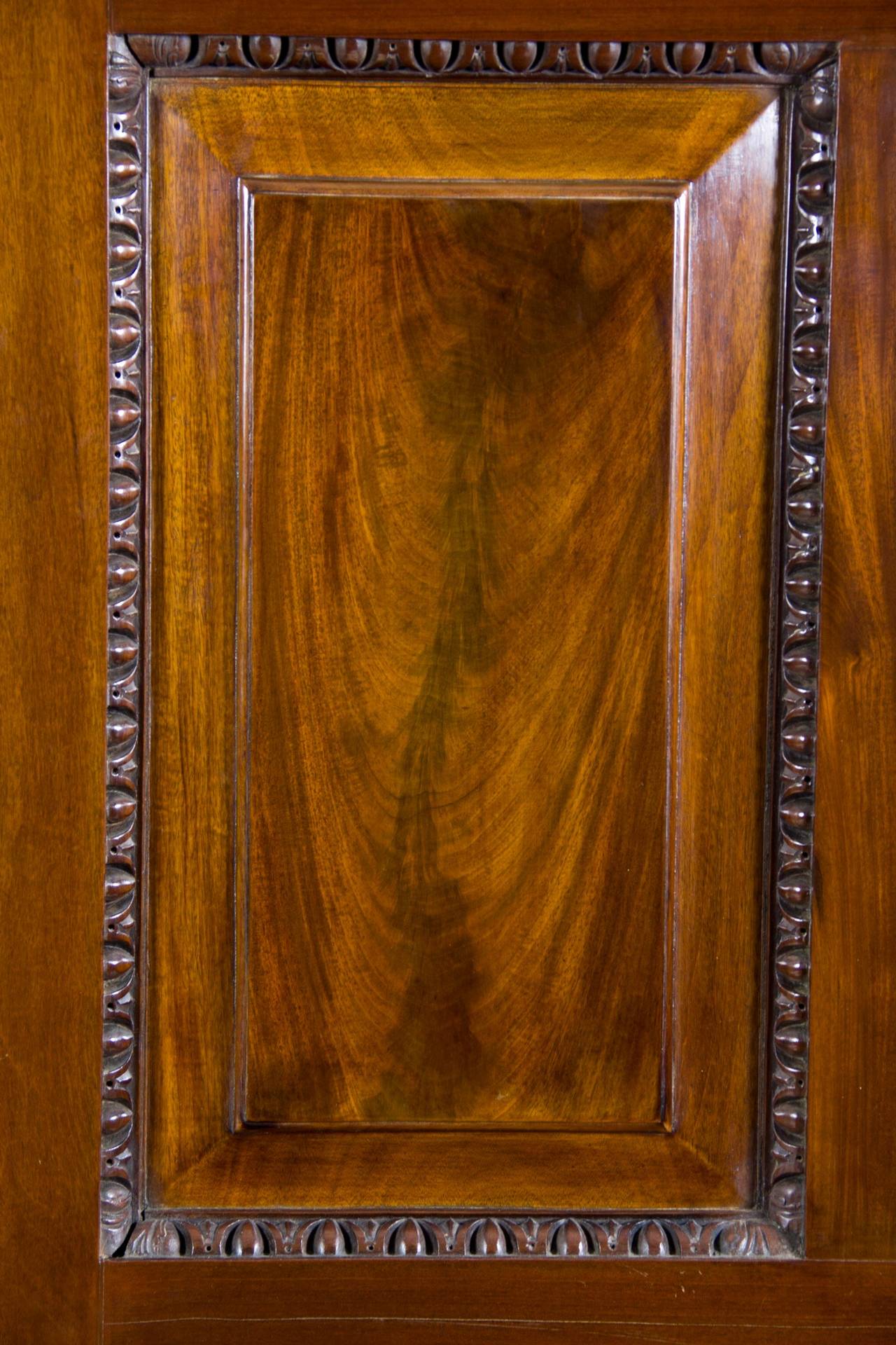 Mahogany Chippendale Interior Doors with Original Paktong Hardware In Excellent Condition For Sale In Providence, RI