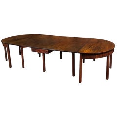 Mahogany Chippendale Banquet Table, American