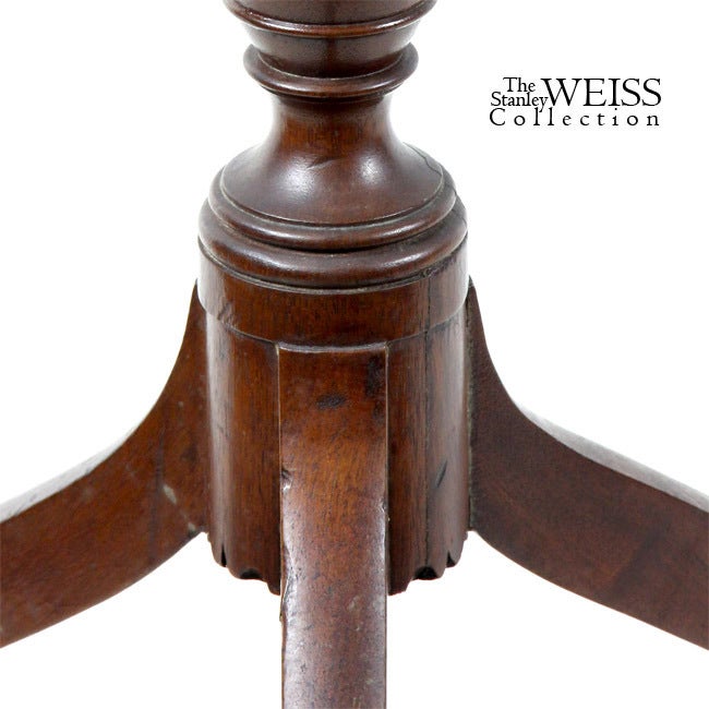 19th Century Mahogany Federal Candle Stand, Seymour School, Boston For Sale