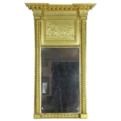 Carved Federal Mirror, Classical Panel by Robert Welford, PA 4