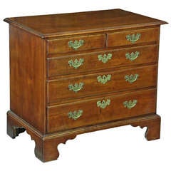 Small Chippendale Chest with Split Drawer, Southern, circa 1780