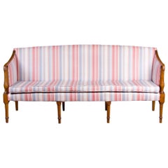 Federal Tiger Maple Sofa, New England, circa 1810