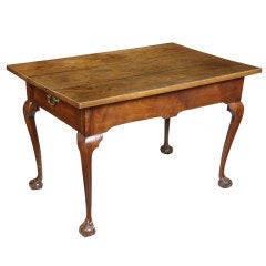 A Chippendale Walnut Library/Writing Table, Pennsylvania, c.1780