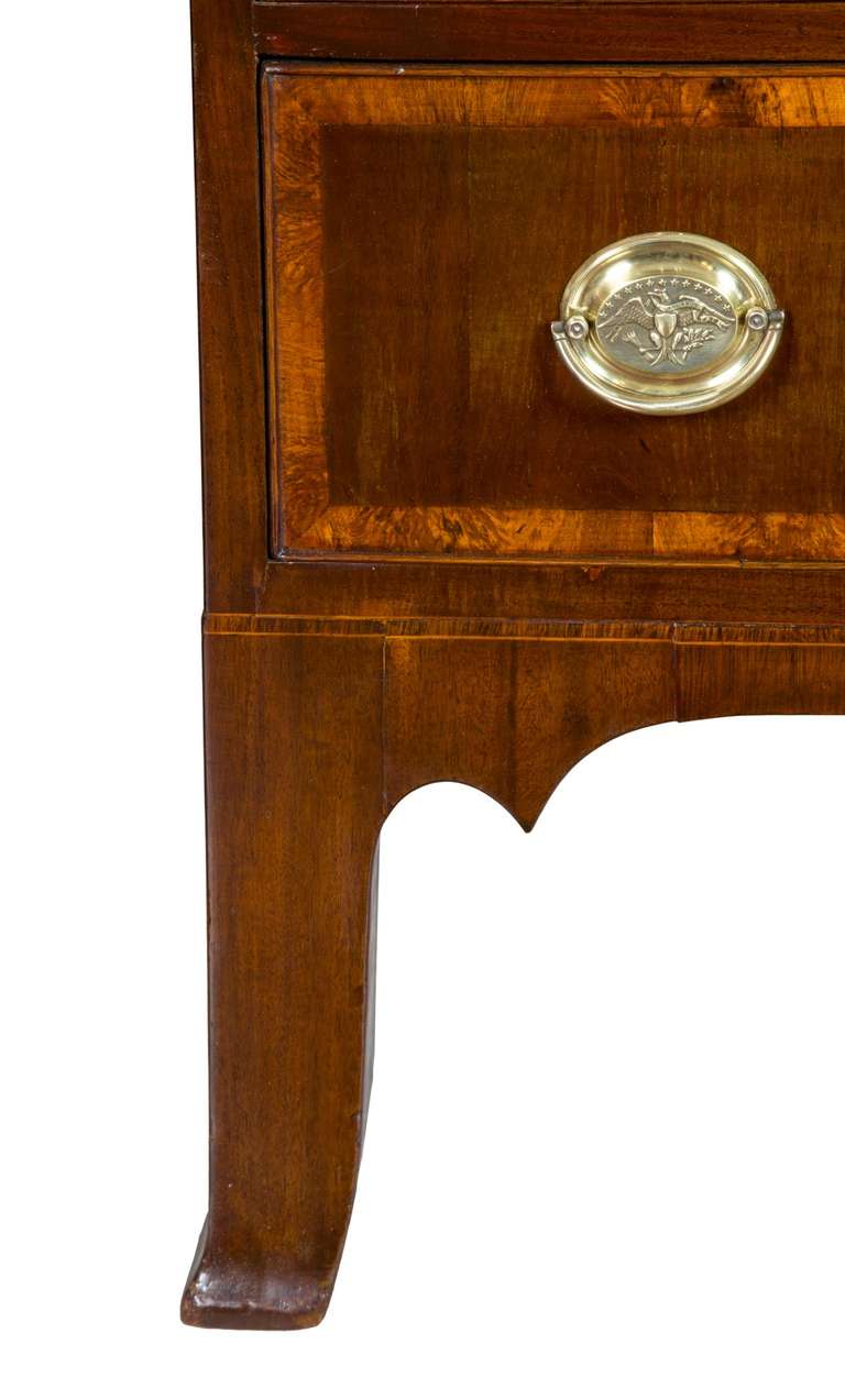 A Small Inlaid Mahogany Federal Secretary Desk, Salem, c.1780-1800 2