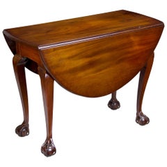 Chippendale Drop-Leaf Table with Open Talon Claw and Ball Feet, Newport