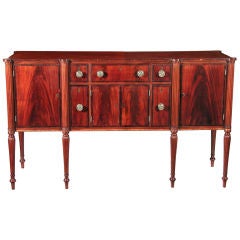 Antique Inlaid Sheraton Federal Sideboard, Boston, Seymour Workshop