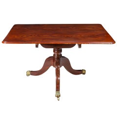 regency breakfast table Striped Ribbon Mahogany Regency Pedestal Breakfast Table, England, circa 1820