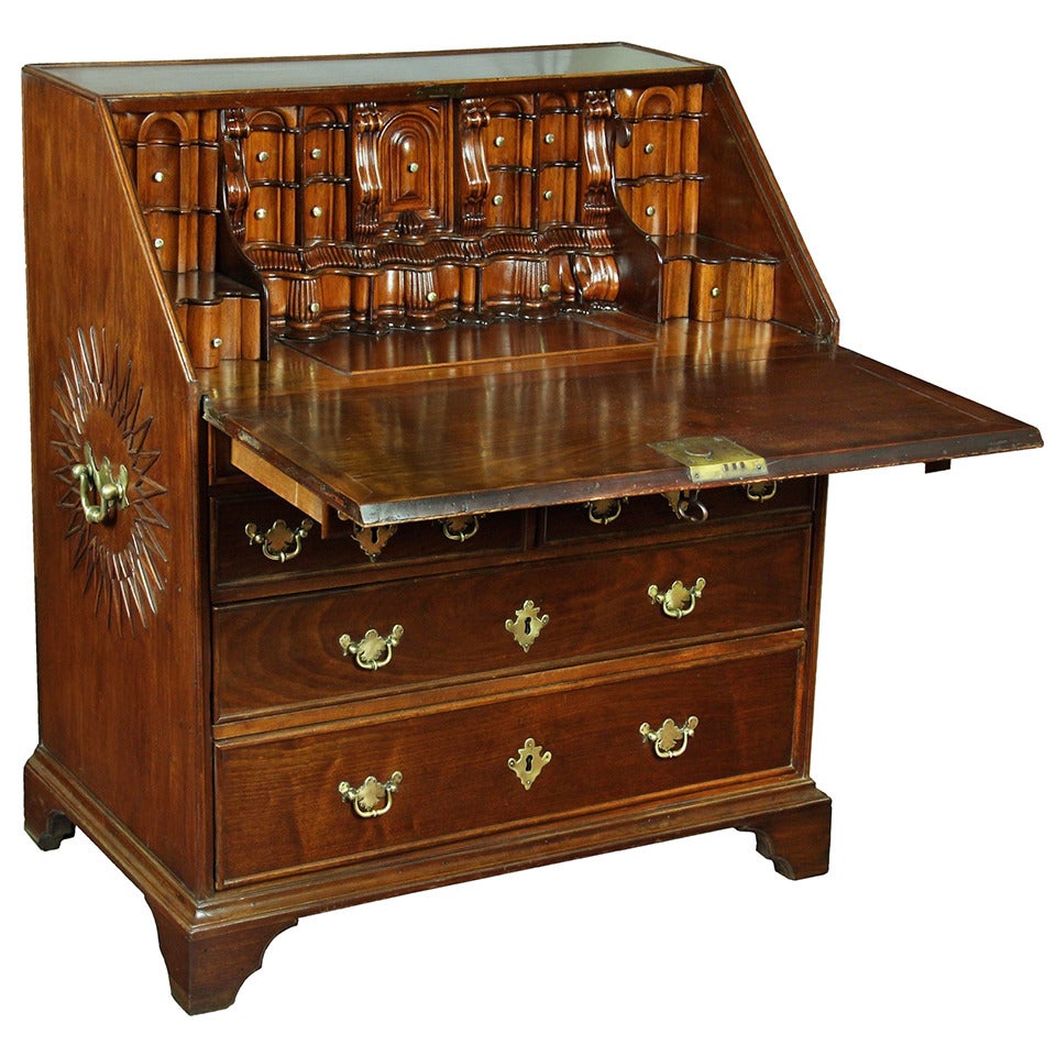 Important Queen Anne Desk, Early 18th Century, China or Pacific Rim For Sale