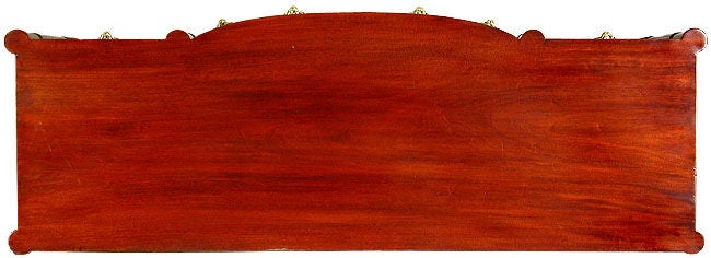 American Flame Birch Federal Sheraton Bow-Front Sideboard, Boston For Sale