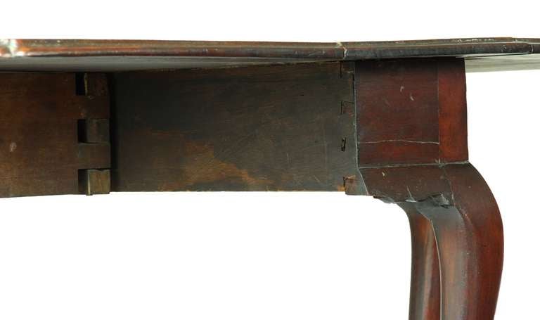 18th Century and Earlier Chippendale Mahogany Drop Leaf Table, Claw and Ball Feet,  Salem, c.1780