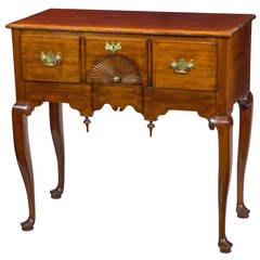 Mahagoni Queen Anne Highboy Base (jetzt Server):: um 1770