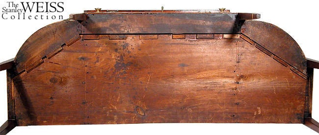Ebony Inlaid Mahogany Federal Hepplewhite Sideboard with Desk, Massachusetts For Sale