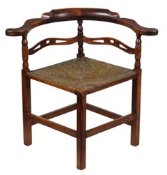 Cherry Corner Chair, Probably New Hampshire, Late 18th Century