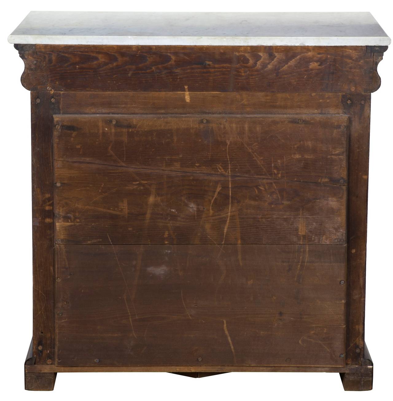 American Rosewood Pier Table, Original Marble, Quervelle, Philadelphia, circa 1825