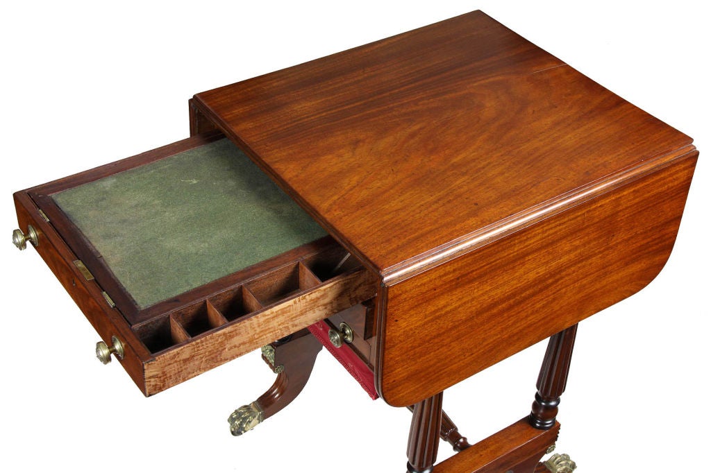 drop leaf sewing table