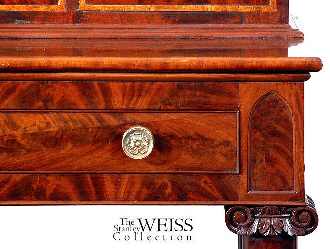 Classical Bookcase on Stand, Baltimore, Maryland In Excellent Condition In Providence, RI