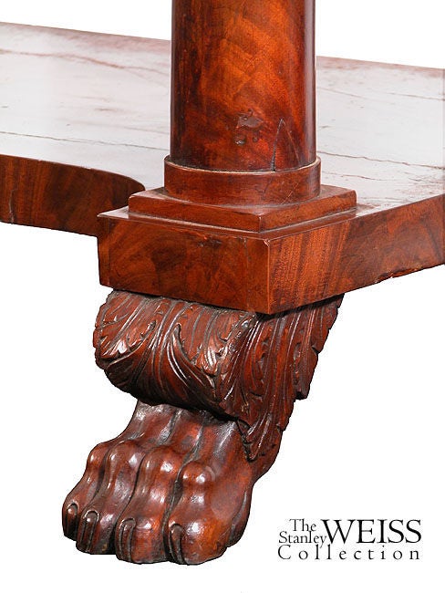 19th Century Classical Bookcase on Stand, Baltimore, Maryland
