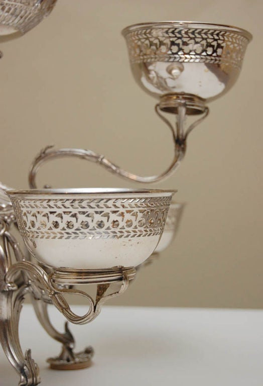 English Georgian Silver Epergne