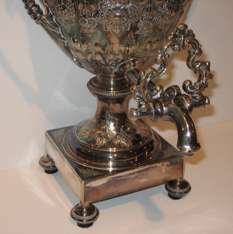 Silver Plate Hot Water Urn