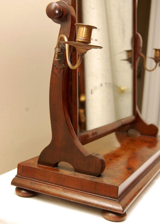 Irish 19th Century Shaving Mirror For Sale