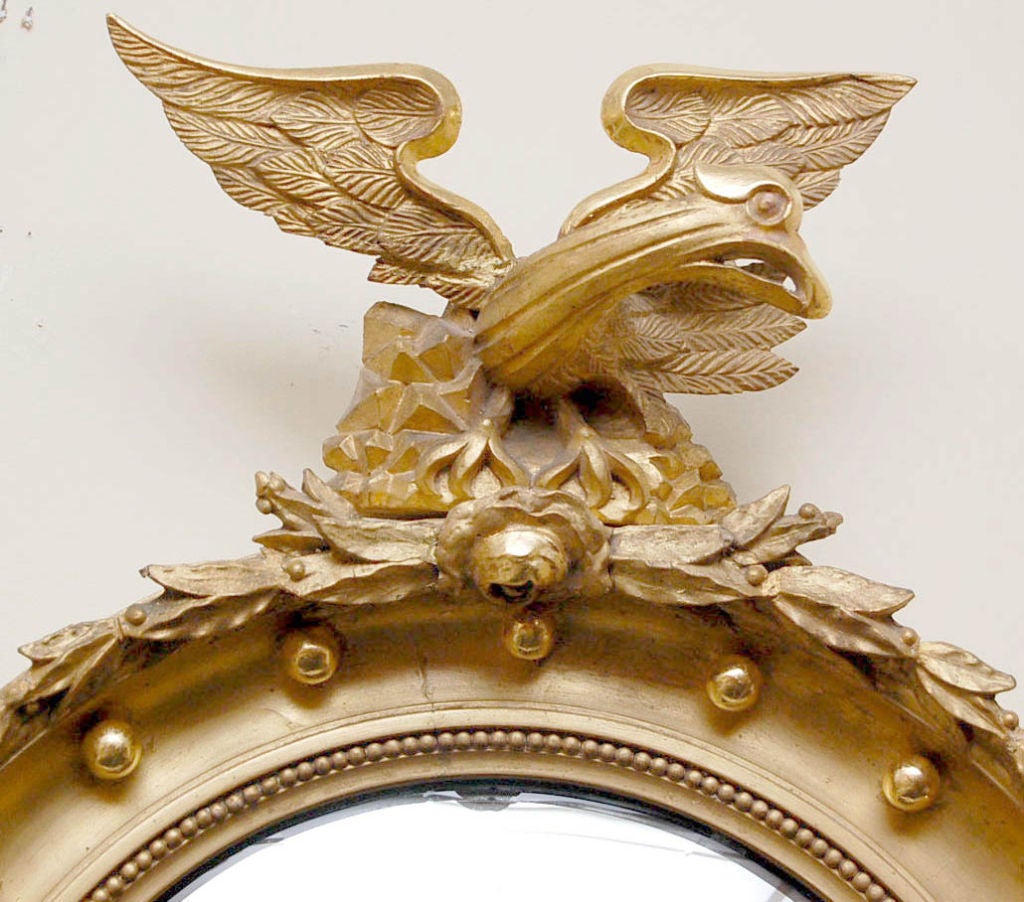 Regency Convex Mirror