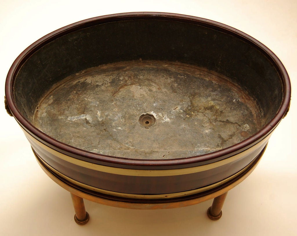 Georgian Mahogany Wine Cooler
