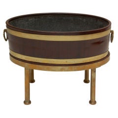Georgian Mahogany Wine Cooler
