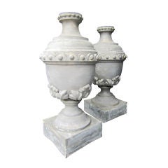 A Pair of Napoleon III Zinc Vases