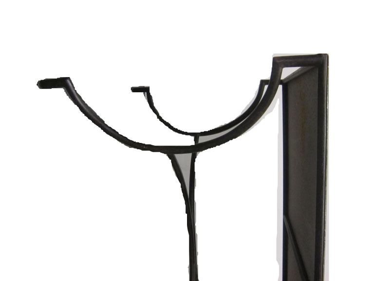 A Black Iron Garden Table